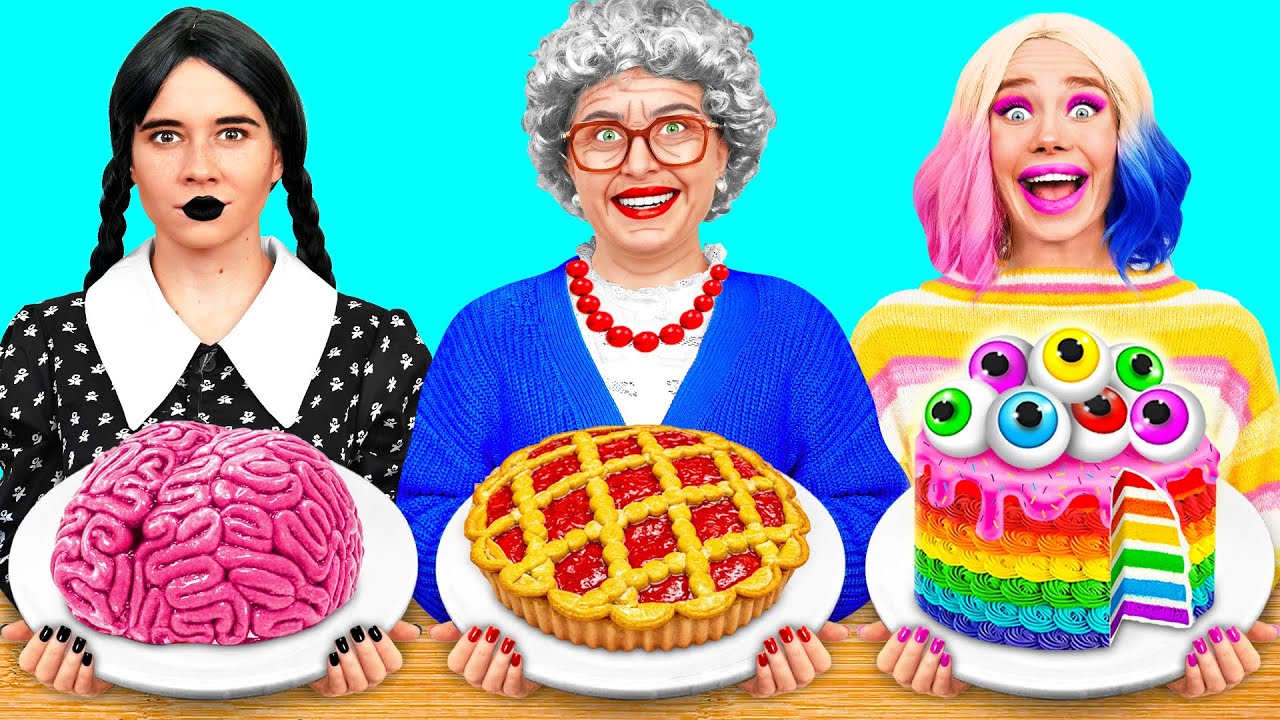 Кулинарный Челлендж: Уэнсдей Против Бабушки | Кто Победит в Кулинарной Битве от BaRaDa Best