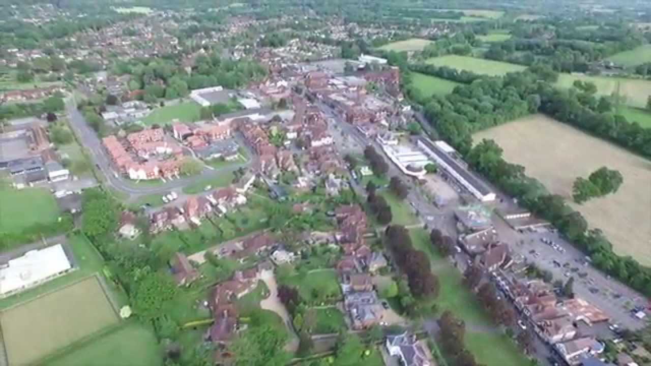 DJI Phantom 3 Professional over Cranleigh Village