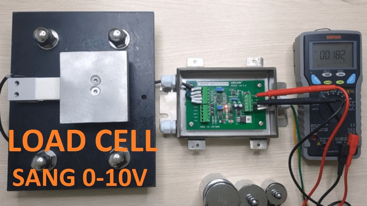 Hiệu chỉnh ngõ ra 0–10V bộ khuếch đại Load Cell AM02A | Chỉ 3 phút