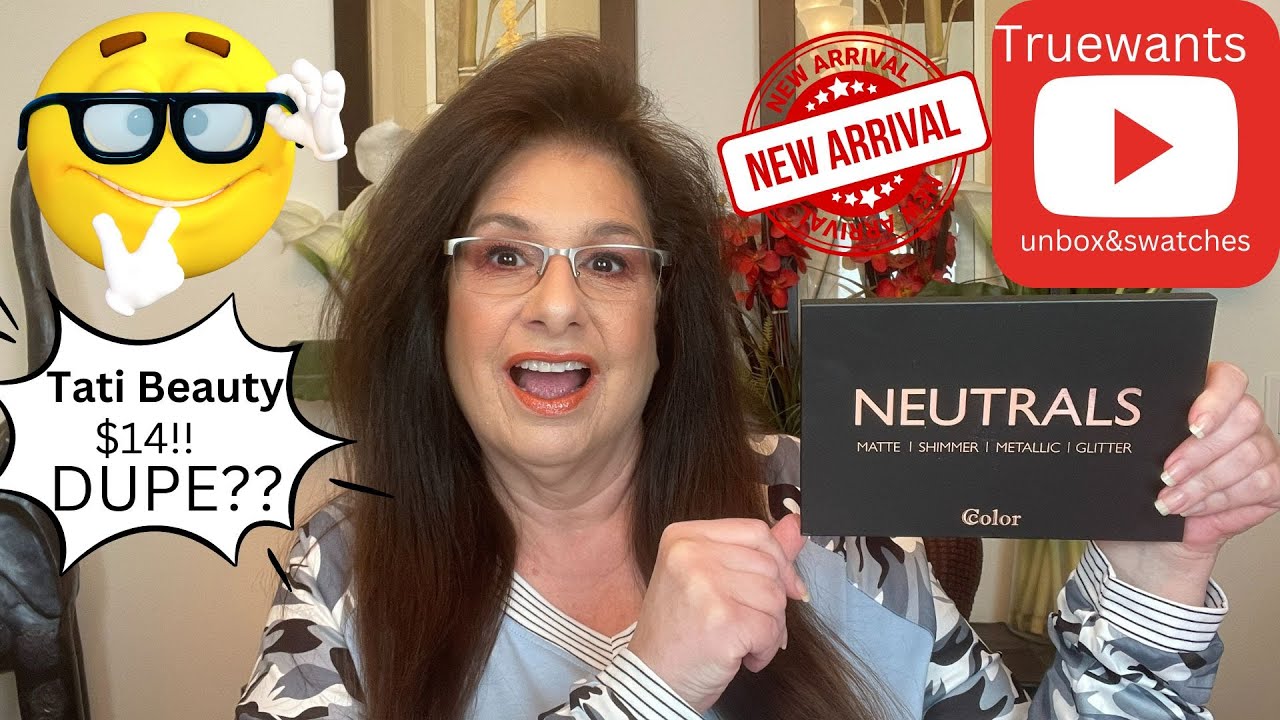 DUPE ?? Tati Eyeshadow Palette by CColor Cosmetics NEUTRALS New Launch $14! Tried & Tested! Swatches