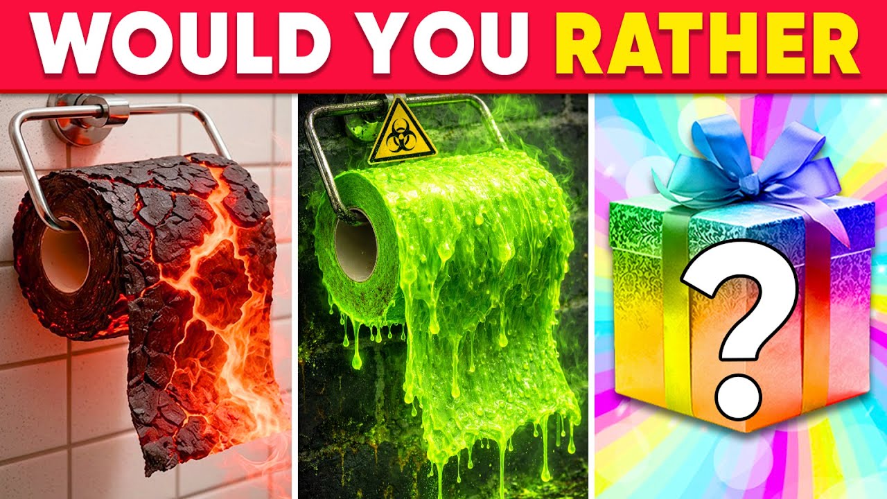 Would You Rather...? Mystery Gift Extreme Edition 🎁🤑⚡🌋 Hardest Choices Ever