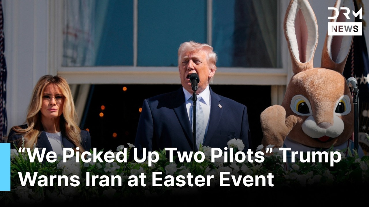JUST IN: Trump, First Lady Melania Speak at White House Easter Event, Praise Military, Faith | AC1G