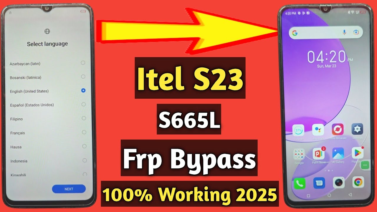 Itel s23 frp bypass | Itel s665l frp unlock without pc | Itel s23 google account bypass