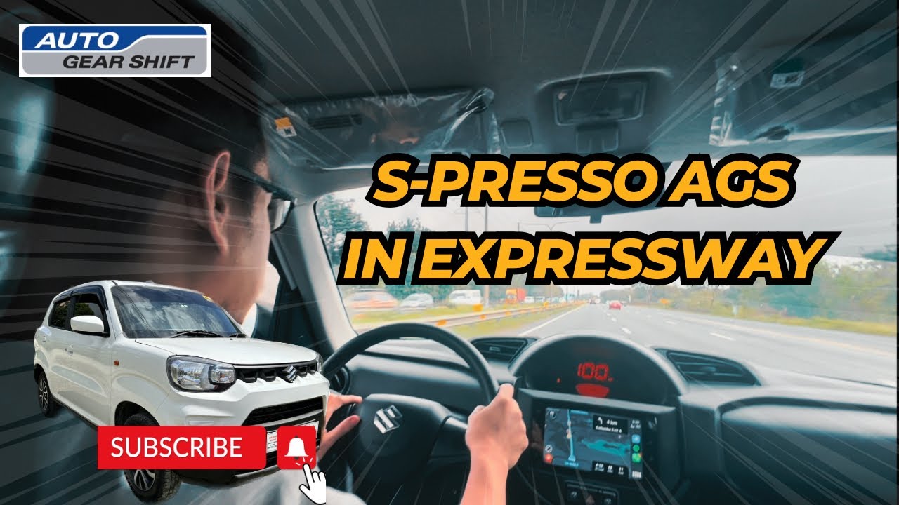 First Expressway Using S-Presso AGS | Passenger POV | Rain and High-speed Sound
