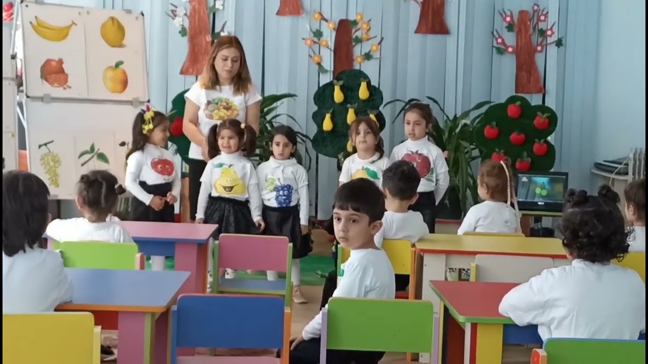 Sumqayıt şəhər 52 saylı körpələr evi-uşaq bağçasında keçirilən ətraf aləmlə tanışlıq məşğələsi