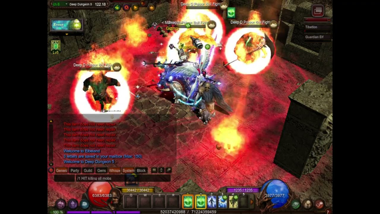 Global Mu Online Dark Lord using hack in Arcadia Server 14th May 2026