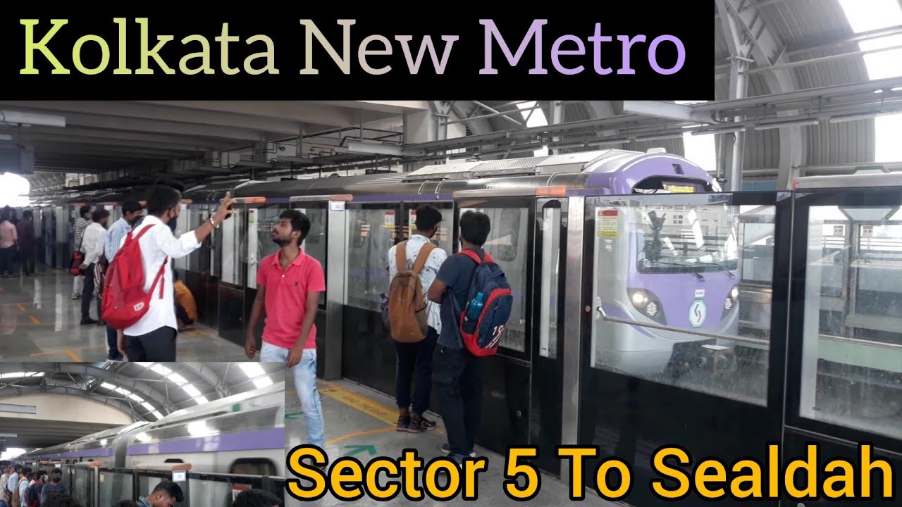 Sector 5 To Sealdah Metro Journey | Sealdah Metro Station Inauguratiod | Kolkata East West Metro