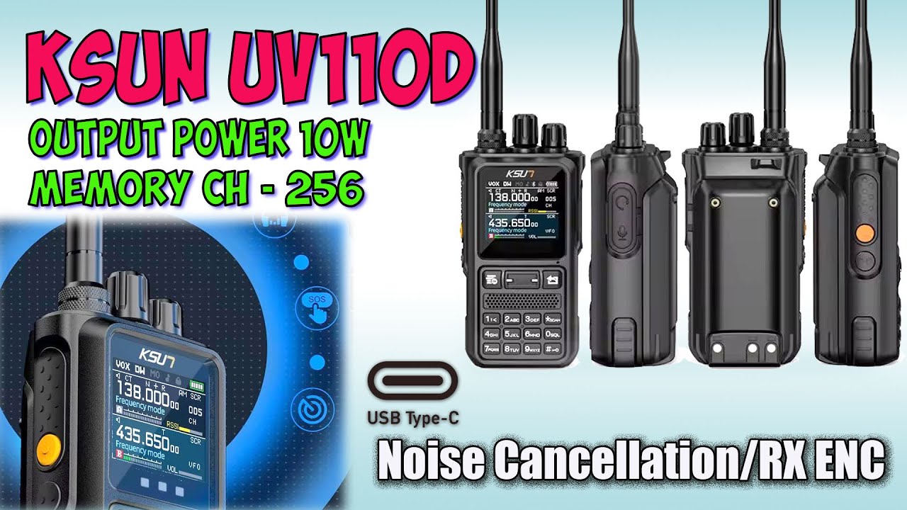 KSUN UV110D 10W VHF/UHF ♦