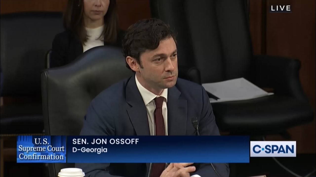 Sen. Ossoff First Round Questions to Supreme Court Nominee Judge Ketanji Brown Jackson