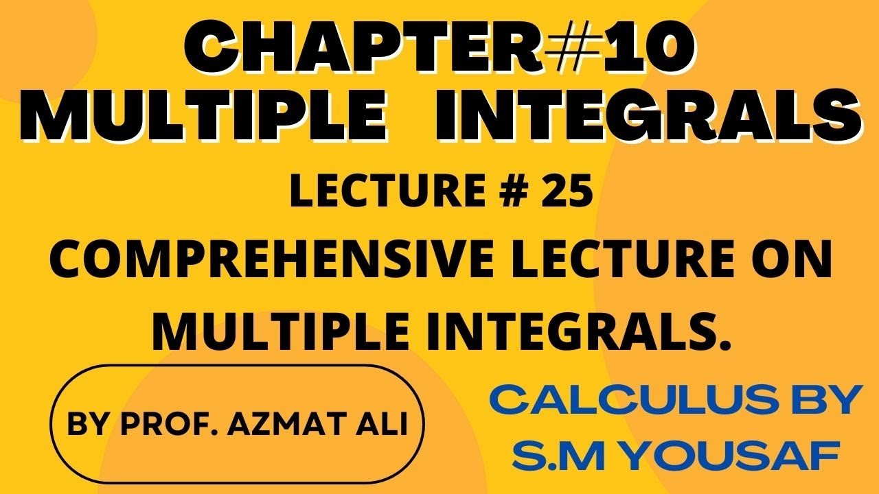Discussion on all formulas used in Multiple integrals|| Volume & Areas|| 1st & 2nd Moments of Masses