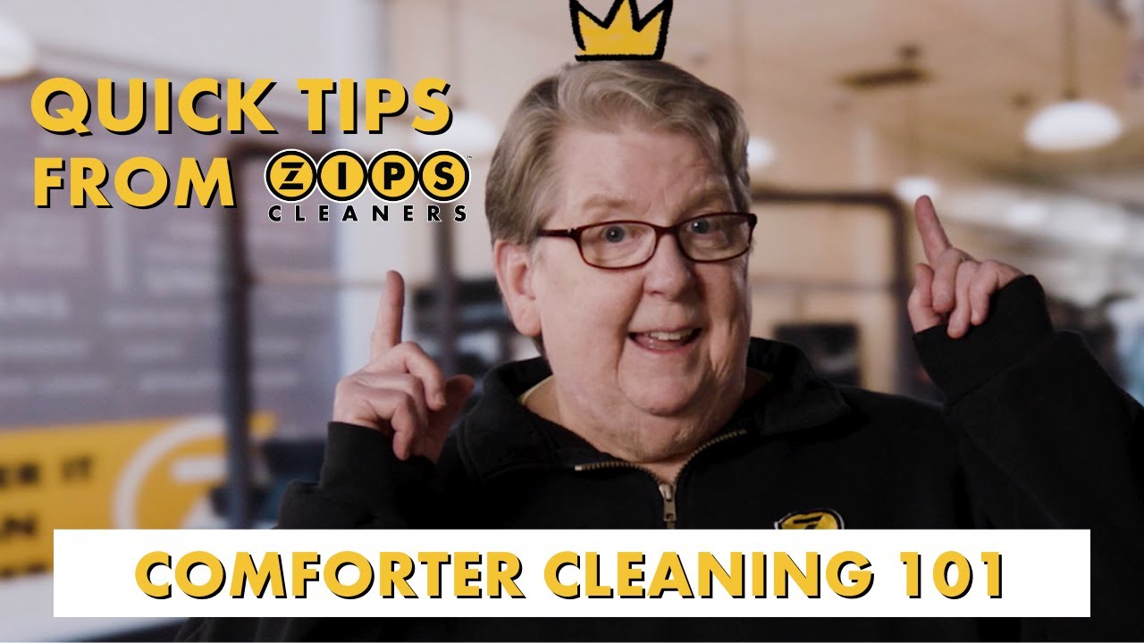 Comforter Cleaning Tips | Quick Tips from ZIPS with the Clean Queen