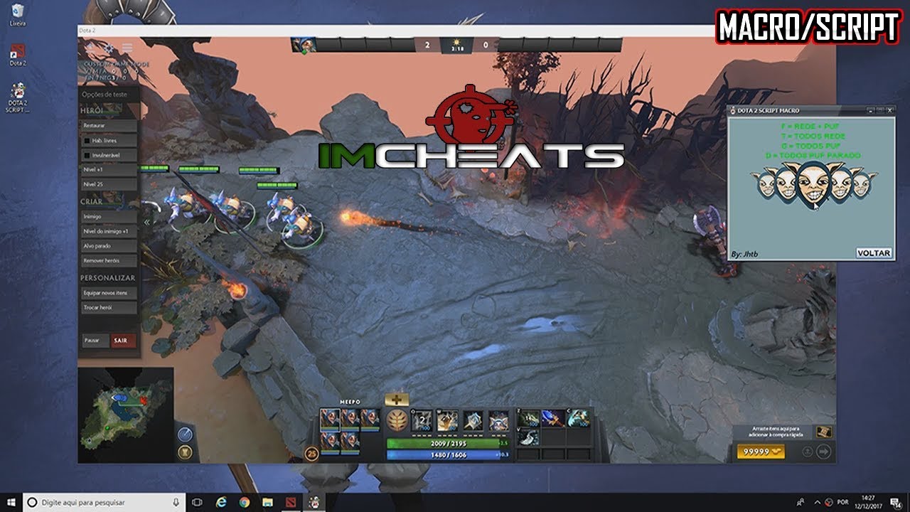 DOTA 2 MACRO SCRIPT MEEPO NO VAC INDETECTÁVEL
