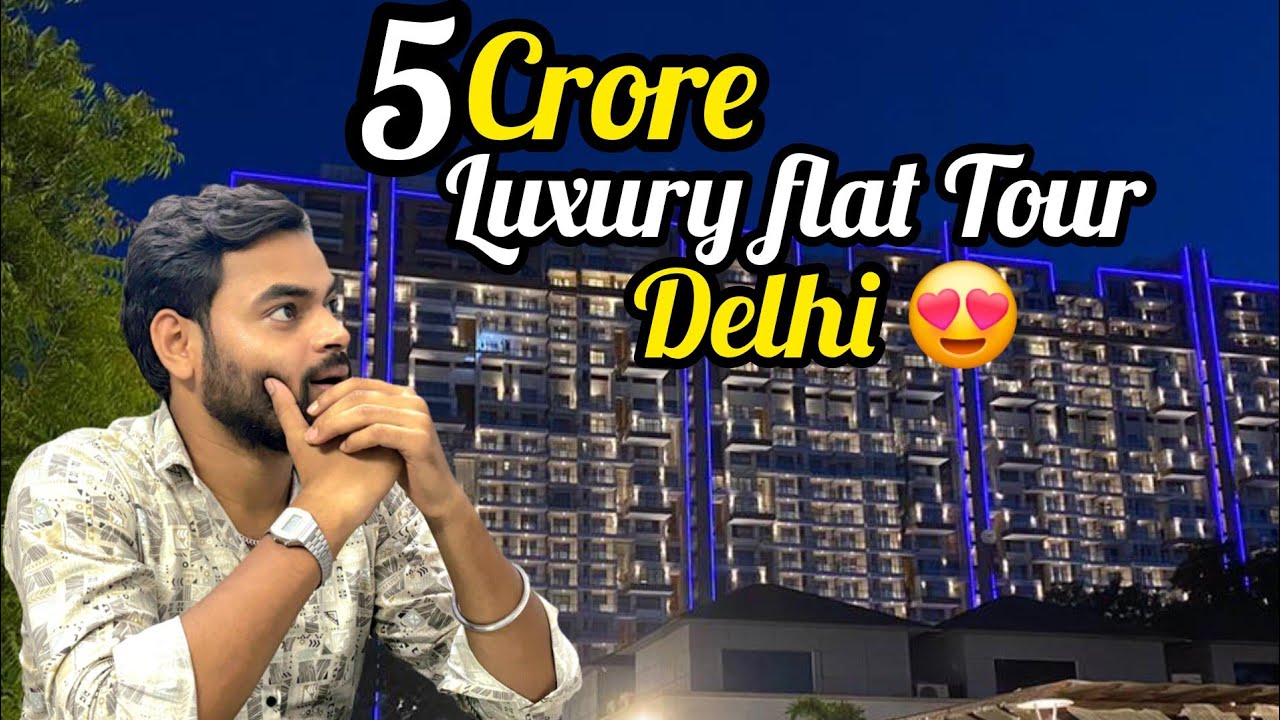 Inside South Delhi ₹5 Crore apartment। Chhatarpur Delhi Home tour। 3BHK/4bhk Luxury flats for sale