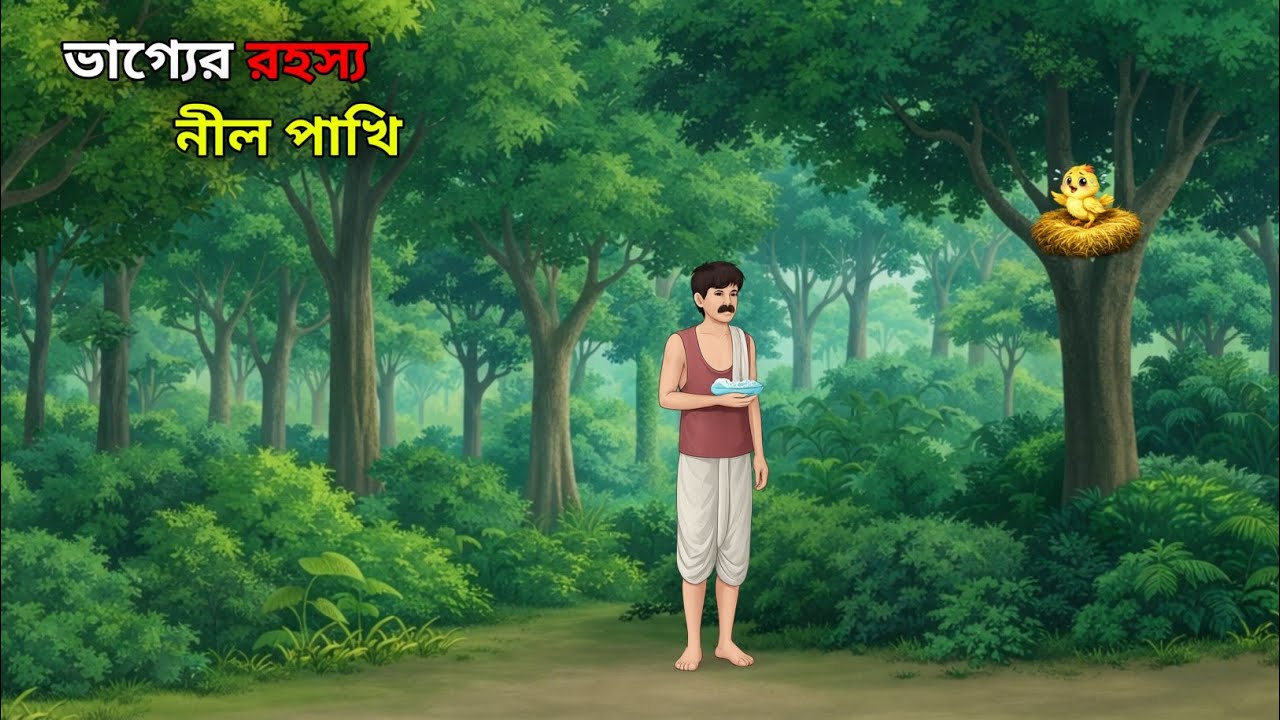 নীল পাখি এবং গোপন গুহা | Bengali Fairy Tales Cartoon | Bangla Golpo | Thakumar Jhuli | CINETOONS