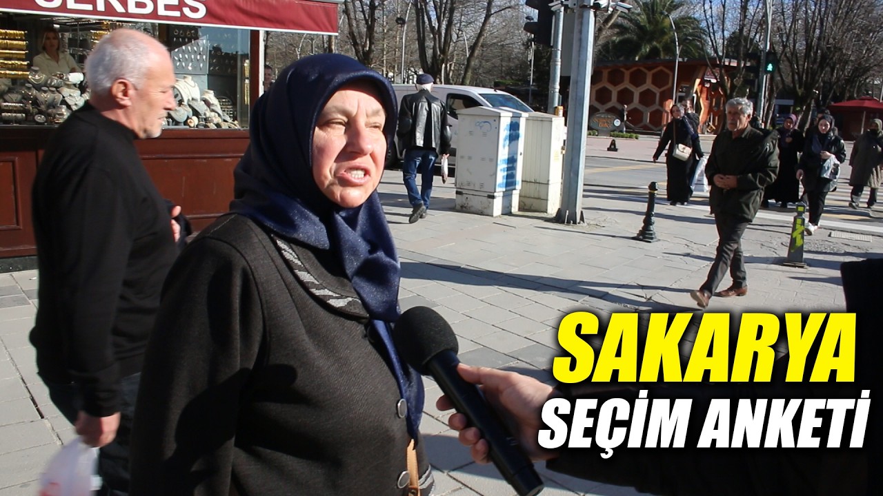 МАССОВЫЙ ПРЕДВЫБОРНЫЙ ОПРОС В САКАРЬЕ | ОЗГЮР ОЗЕЛЬ - РЕЦЕП ТАЙИП ЭРДОГАН