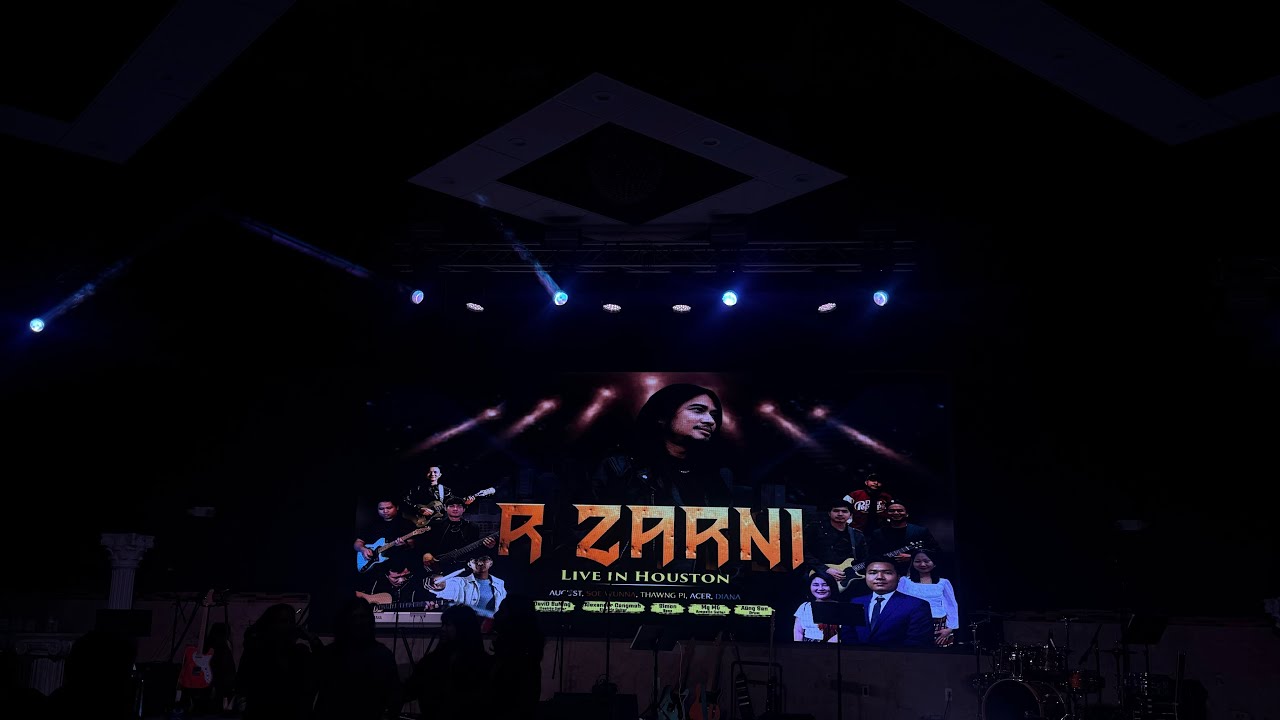 R Zarni live show in Houston, မီးအိမ်ရှင်  