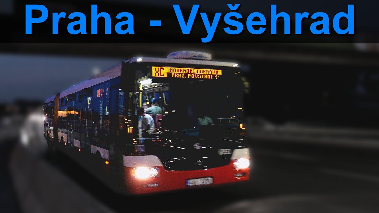 Autobusy Praha - Vy&scaron;ehrad / Kongresov&eacute; centrum 07/2023