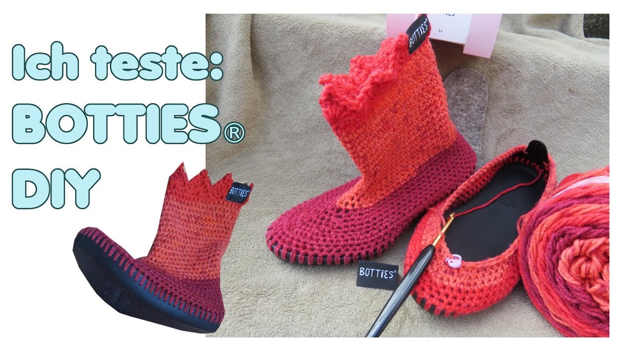 Test: BOTTIES® - DIY selber Schuhe häkeln mit den BOTTIES® Sohlen