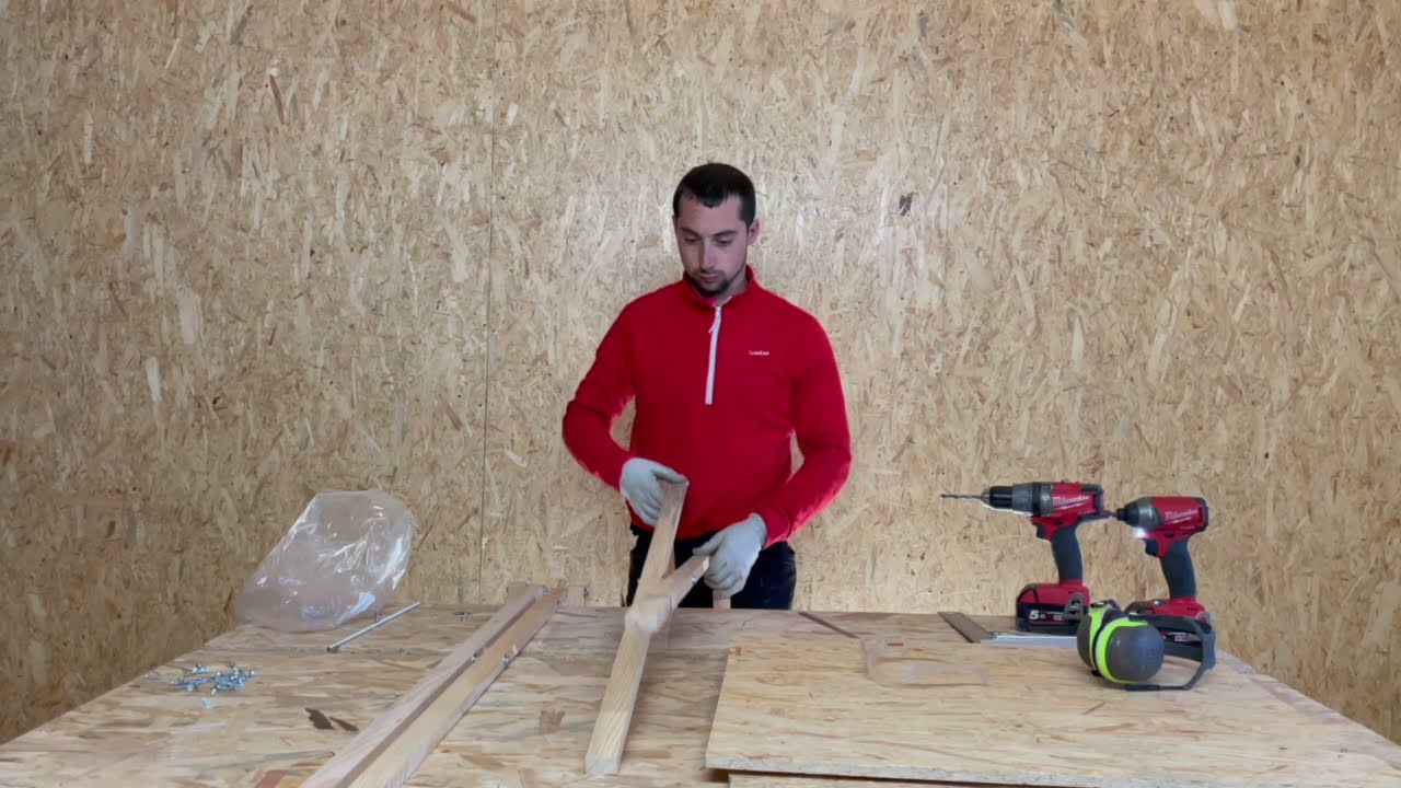 Comment créer un établi pliant avec peu de matériel ?
