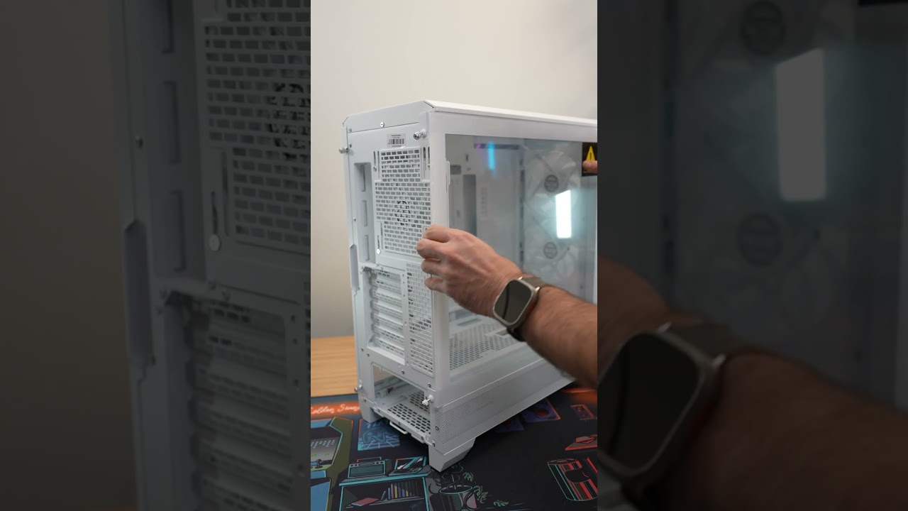 @Phanteks white G400 case build #pcgaming #pcmr #pcsetup #pctips #pcgamer #gamingpc