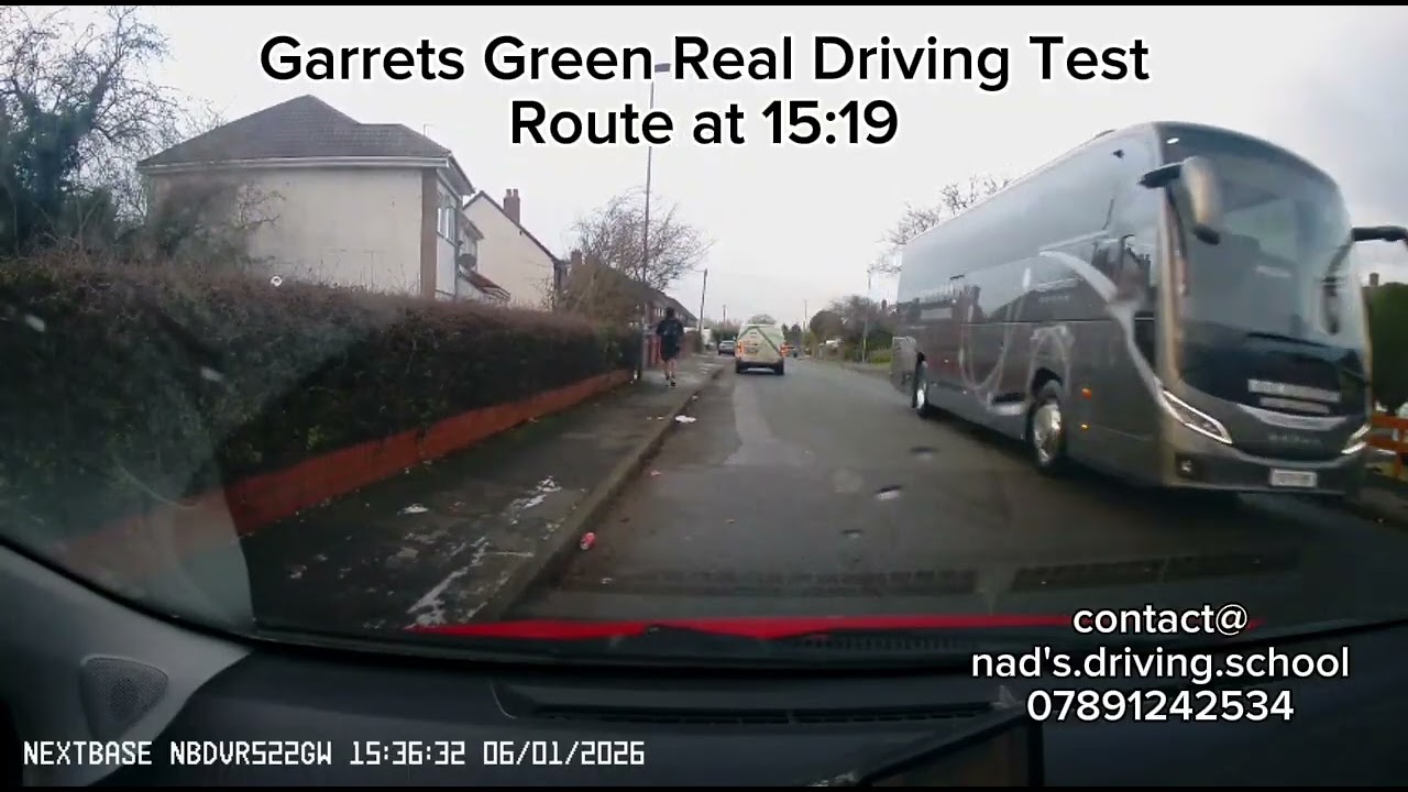 Garrets Green Real Driving Test At 15:29