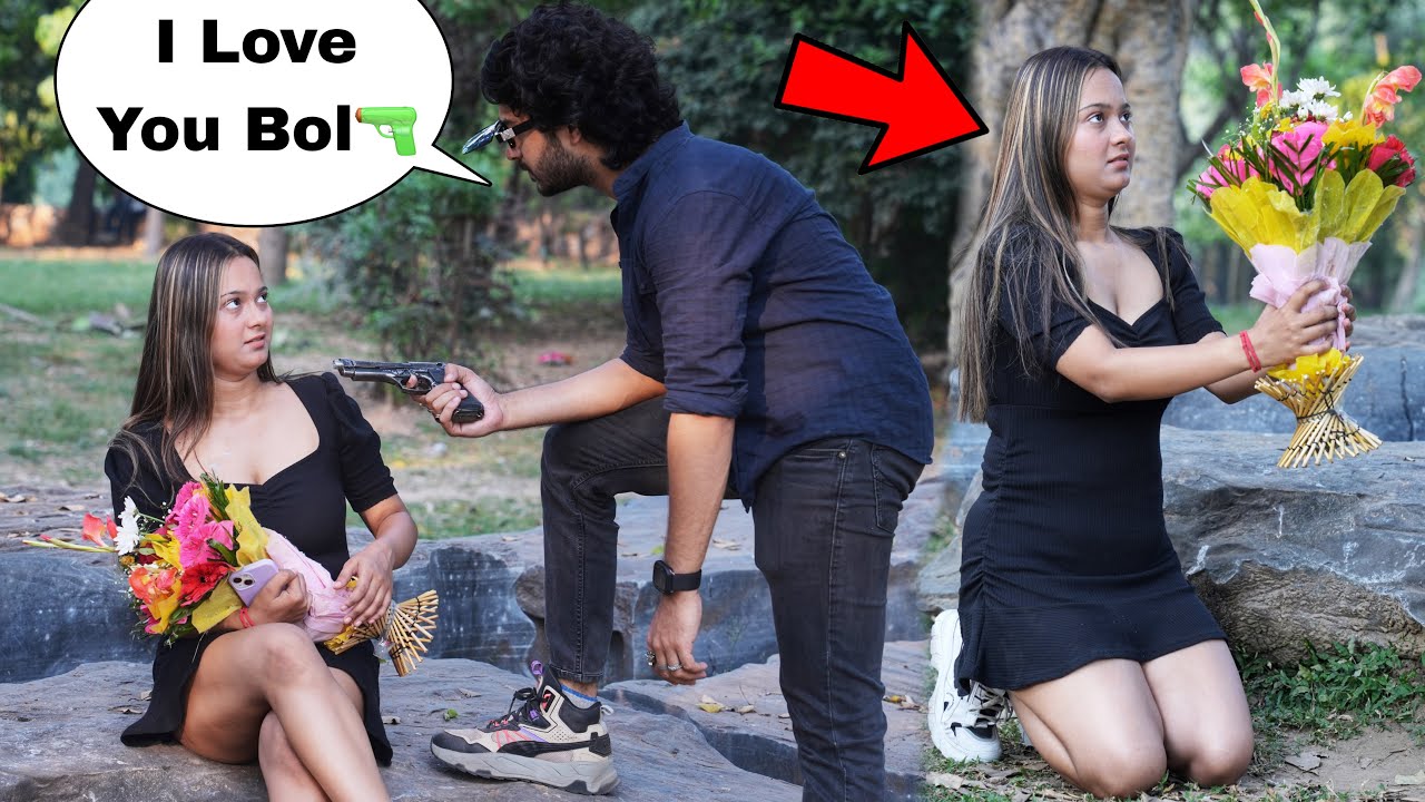 Forcefully Proposing Girl with Fake Gu*n🔫 Zia Kamal