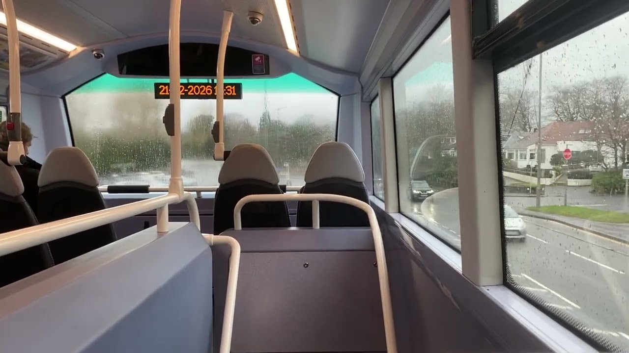 Onboard First Glasgow 71037 PSU 627 Service 38 From Newton Mearns to City Centre