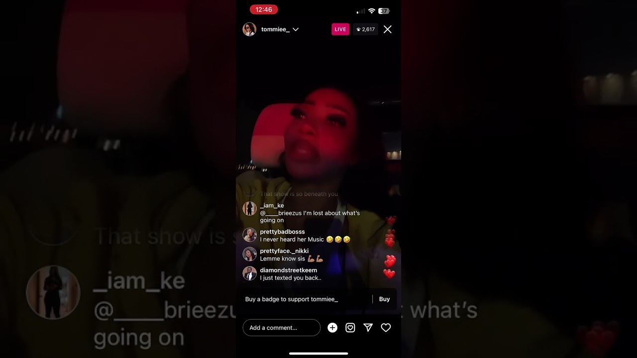 Tommie Lee Talks about the Rocky Badd situation