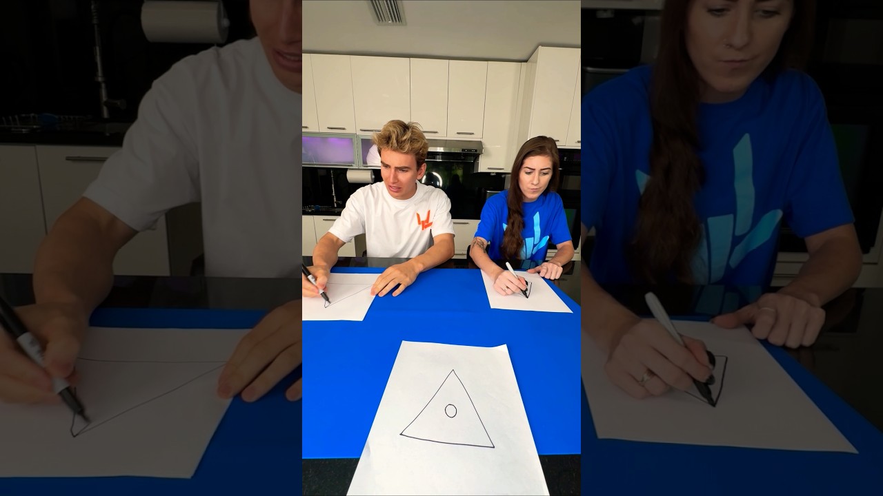 Can you DRAW this shape WITHOUT lifting your pen?? 🤔 (IMPOSSIBLE)