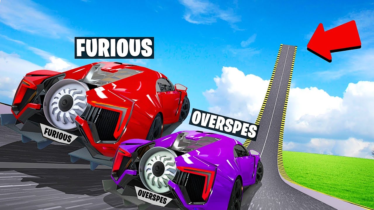 THE BIGGEST RAMP IN THE WORLD! SURVIVAL JUMPS in BeamNG.drive