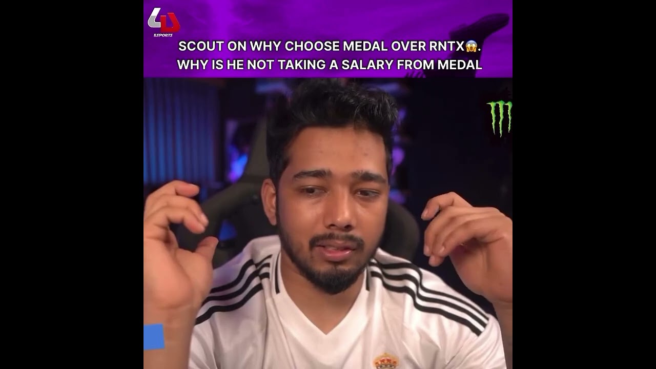 Scout reply why MEDAL ESPORTS 👍 #bgmishorts #scout #shortvideo #pubgmobile #love