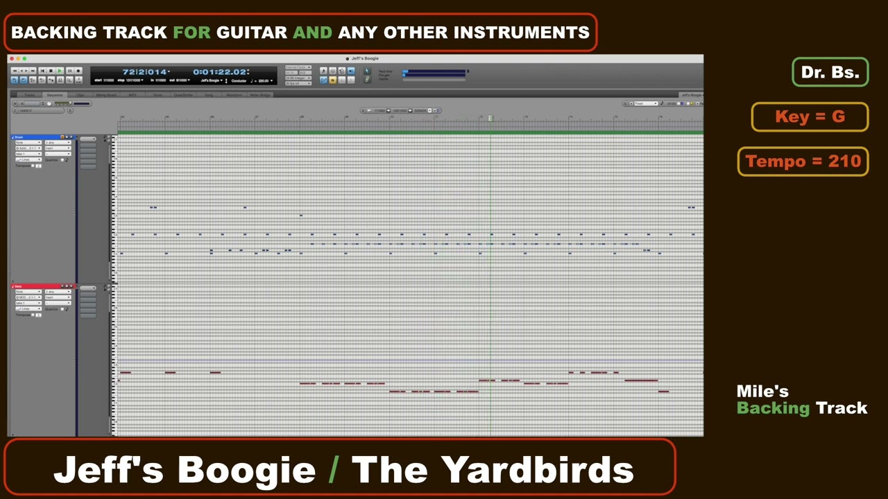 Jeff's Boogie Backing Track / The Yardbirds（Studio Ver.）