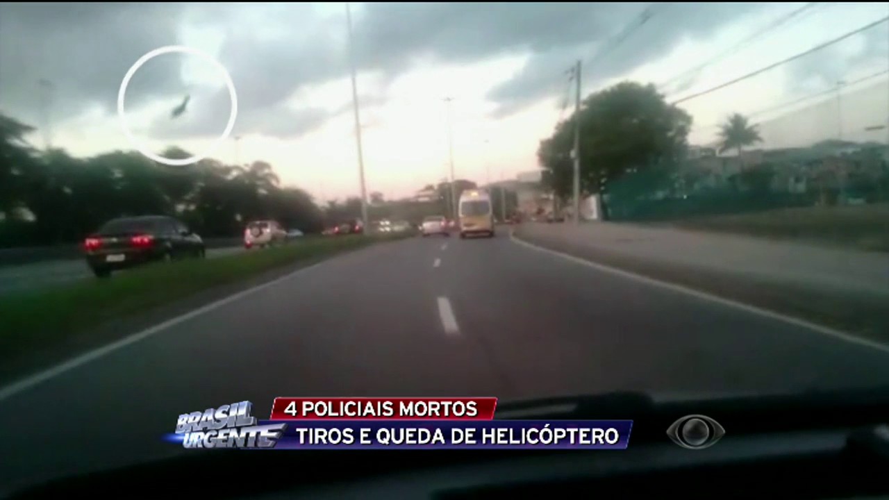 RJ: traficantes comemoram queda de helicóptero