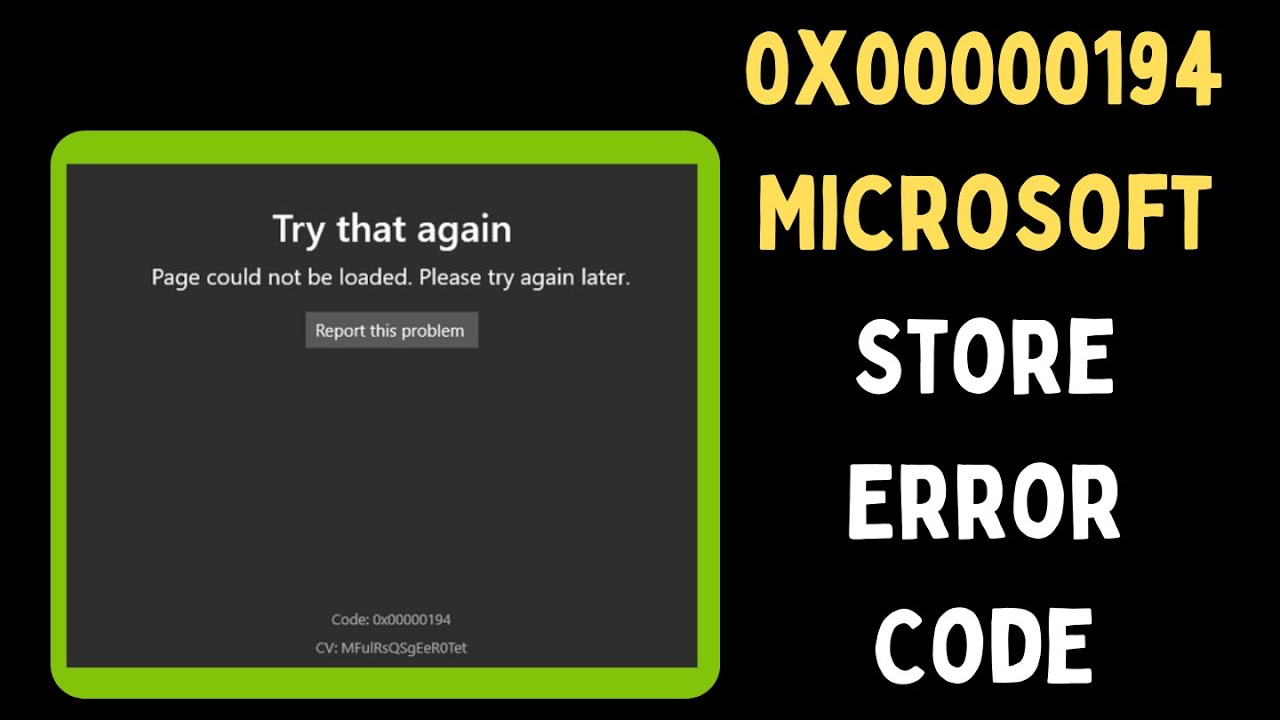 How to Fix 0x00000194 Microsoft Store Error Code on Windows 11