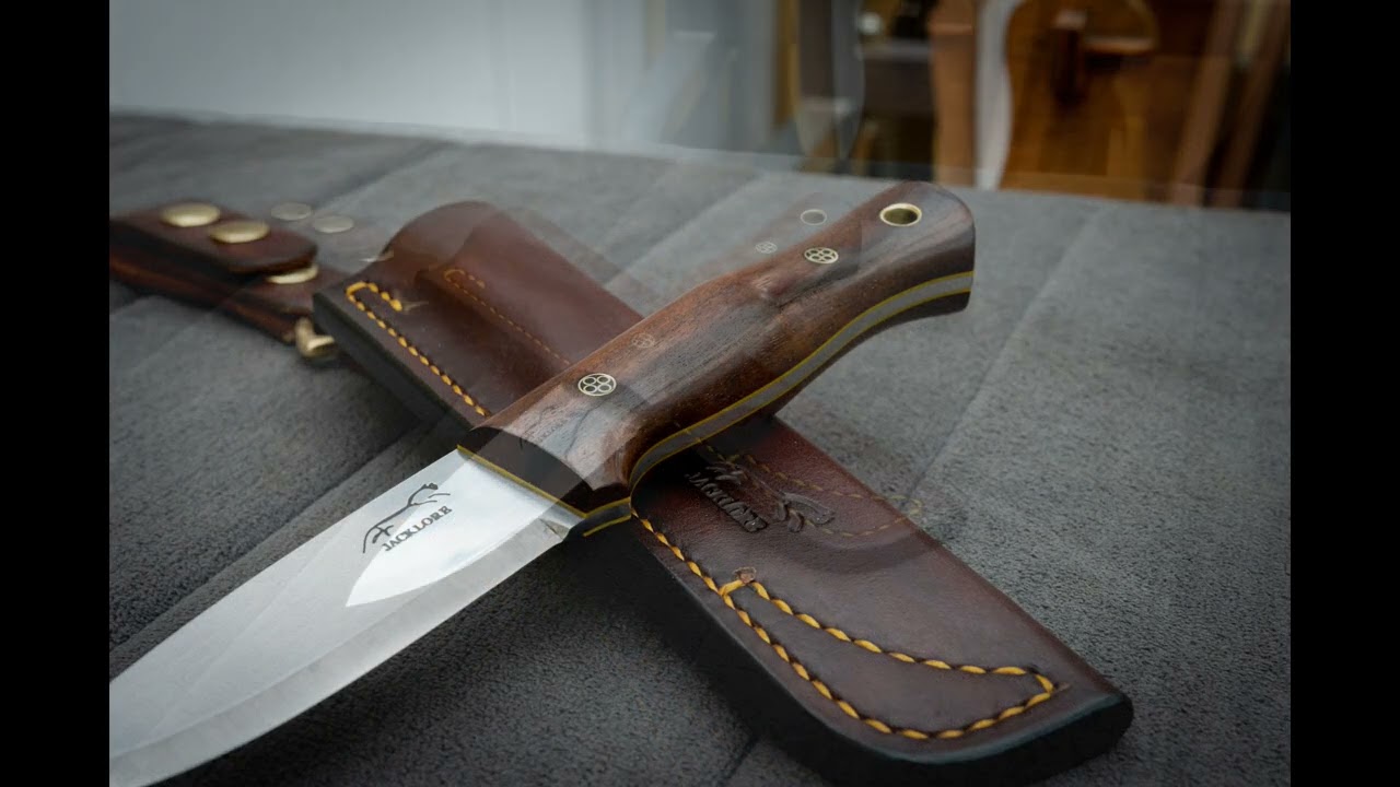Jacklore Bibby knife SF100 Stainless steel knobthorn scales