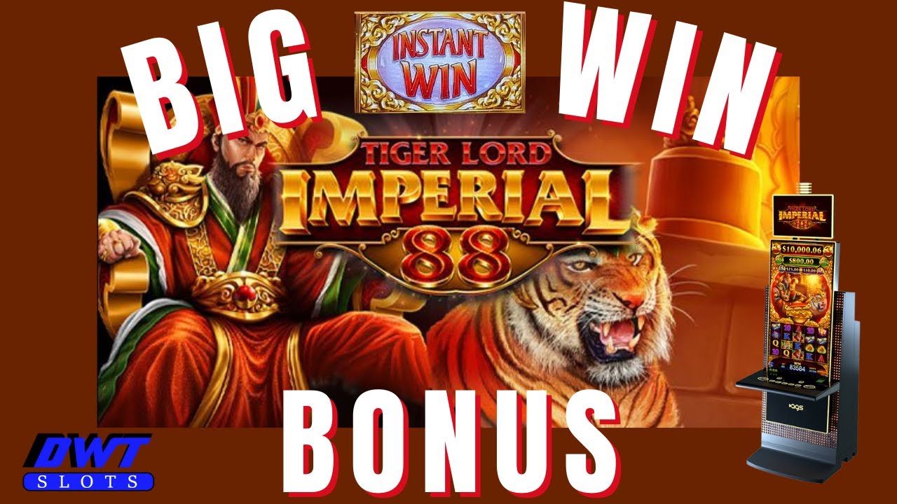 "NEW" 🐯TIGER LORD GOLD Legends of Imperial 88.......BIG Bonus WIN with Instant Win prize.... By: AGS