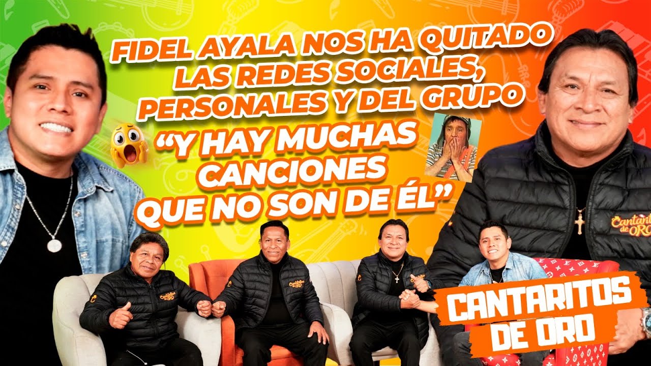 FIDEL AYALA NOS HA QUITADO LAS REDES SOCIALES Y HAY MUCHAS CANCIONES QUE NO SON DE ÉL - Habla Chucho