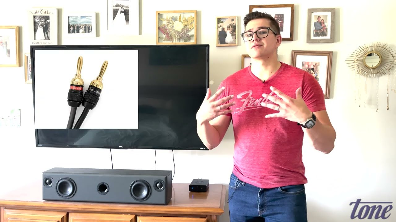 How to connect bookshelf speakers to your TV