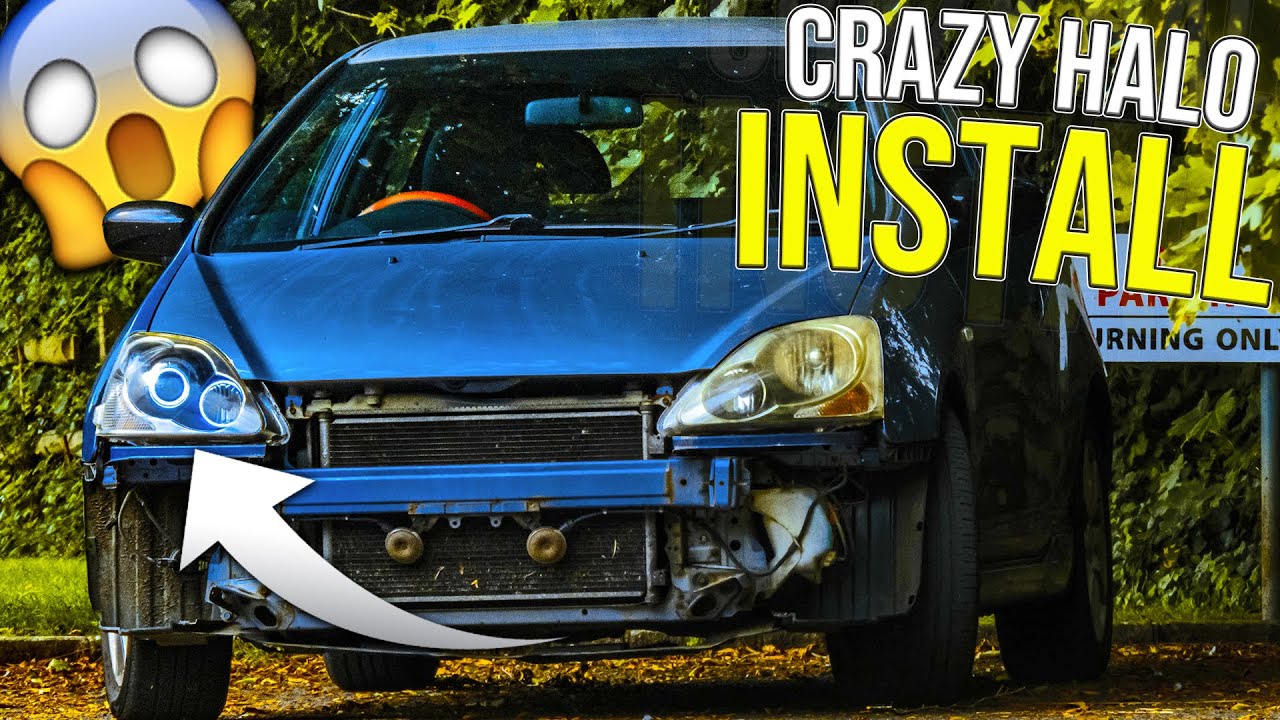 CRAZY HALO INSTALL Honda Civic EP2 😱