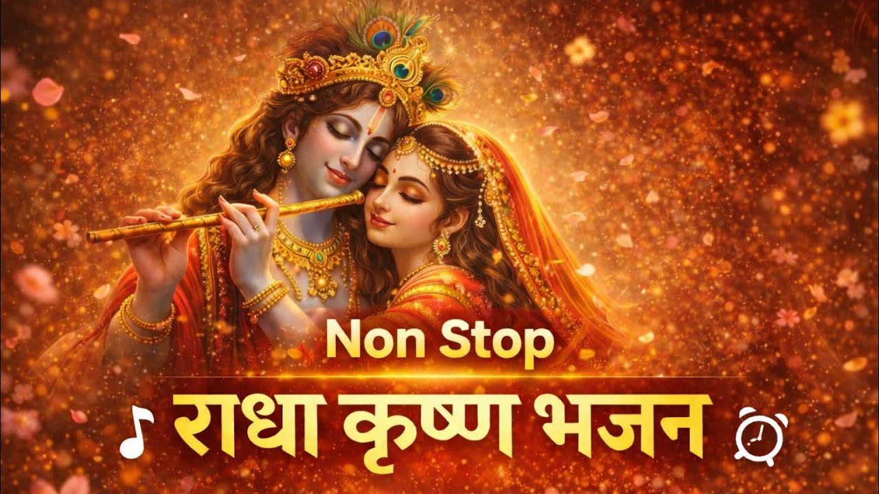 Non Stop Radha Krishna Bhajan 🎶 | राधे राधे जपते ही मन शांत | Peaceful Bhajan