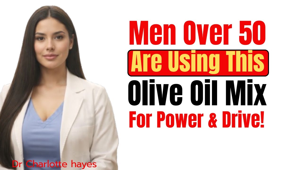 Men Over 50 Are Using This Olive Oil Mix for Power & Drive//Dr. Charlotte Hayes