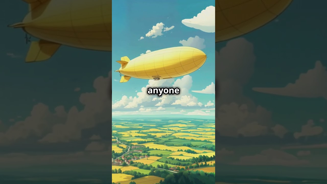 Henri Giffard's 1852 Airship: The First Powered Flight! #history #shorts #world #historia