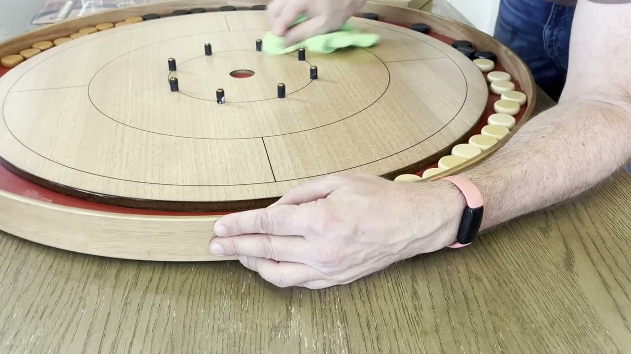 How to Wax Crokinole Boards Mayday Games