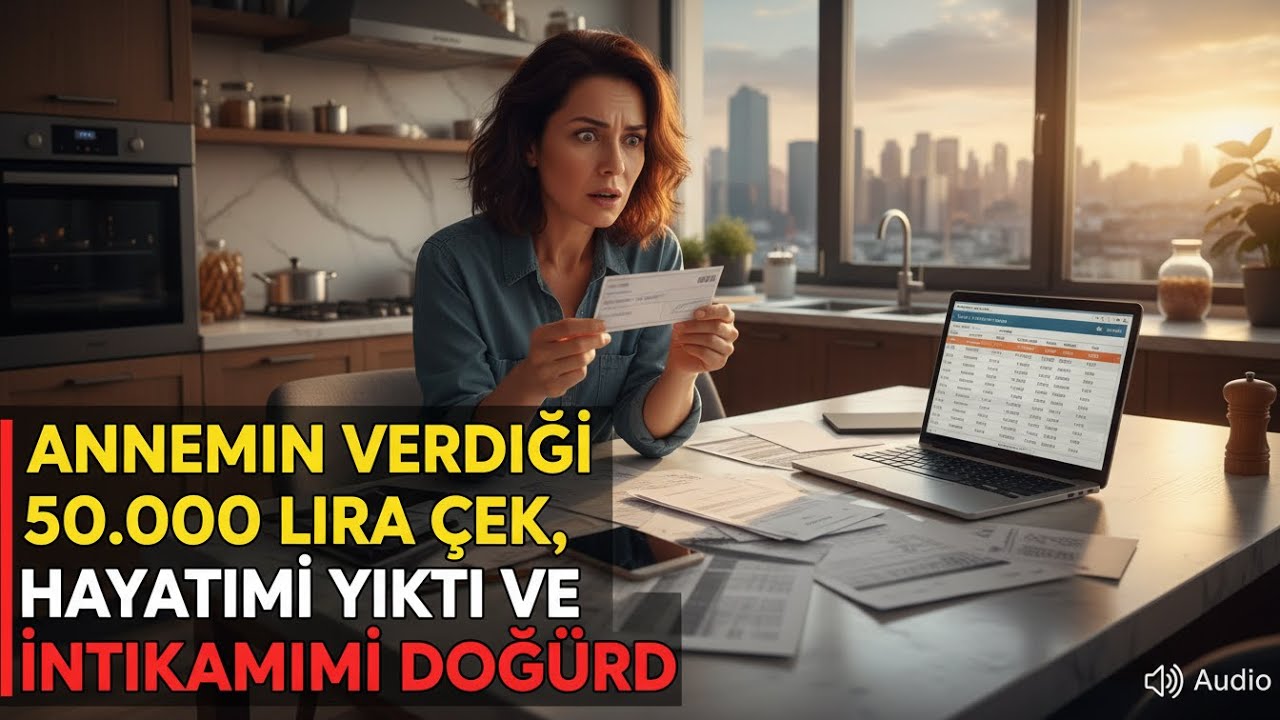 Annem bana 50.000 lira çek verip 