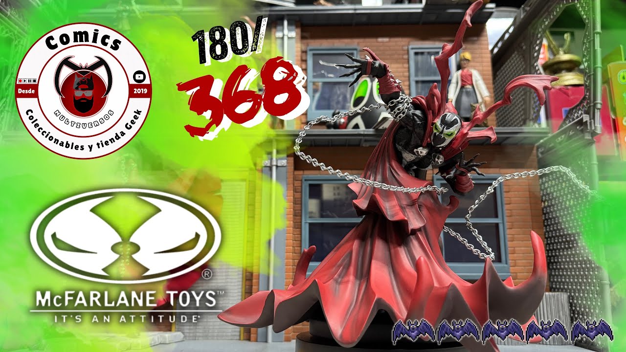 Unboxing y revisión Spawn Black, White and Red All Over by Greg Capullo 1:10 McFarlane Toys