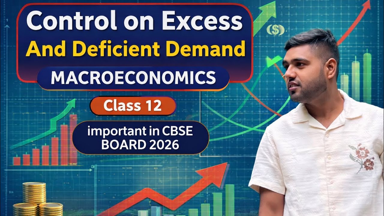 ||Control of Excess Demand and deficient Demand|| Macroeconomics|| Class 12|| CBSE|| 
