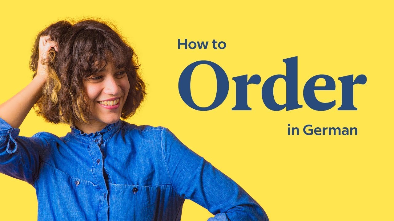 How To Order Food & Drinks In German | German In 60 Seconds