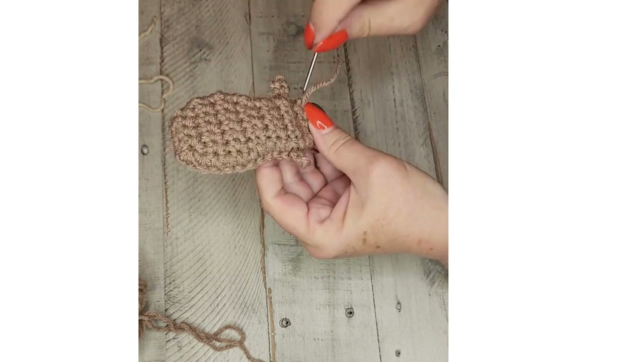 Moose Keychain Crochet Pattern