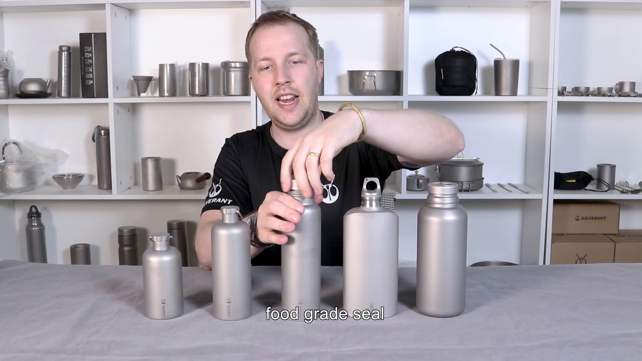 Our Hydration Range | Ultralight Titanium Water Bottle Collection | SilverAnt Outdoors