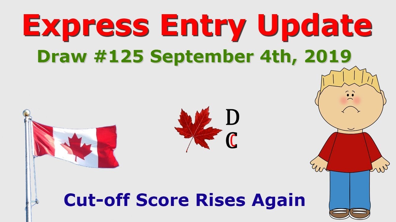 Express Entry Update Draw 125 September 04, 2019 | Express Entry Canada